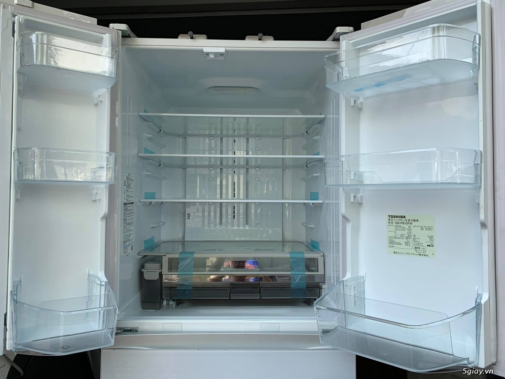 Tủ lạnh toshiba GR-P610FW sản xuất năm 2018 , CÒN MỚI 100%, Hàng không - 2