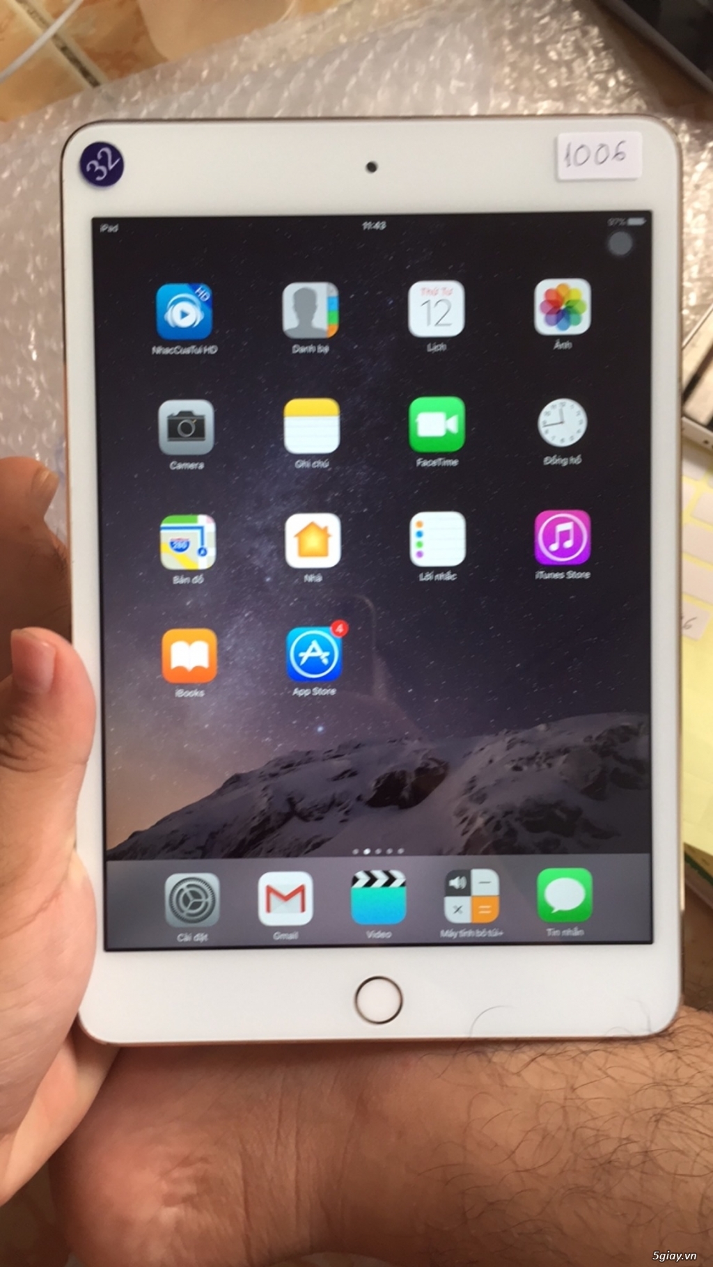 Ipad Mini 4 32Gb Only Wifi Zin New 99%