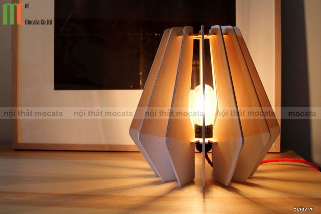 Đèn gỗ trang trí hiện đại với nhiều kiểu mẫu độc lạ 2069 - 1