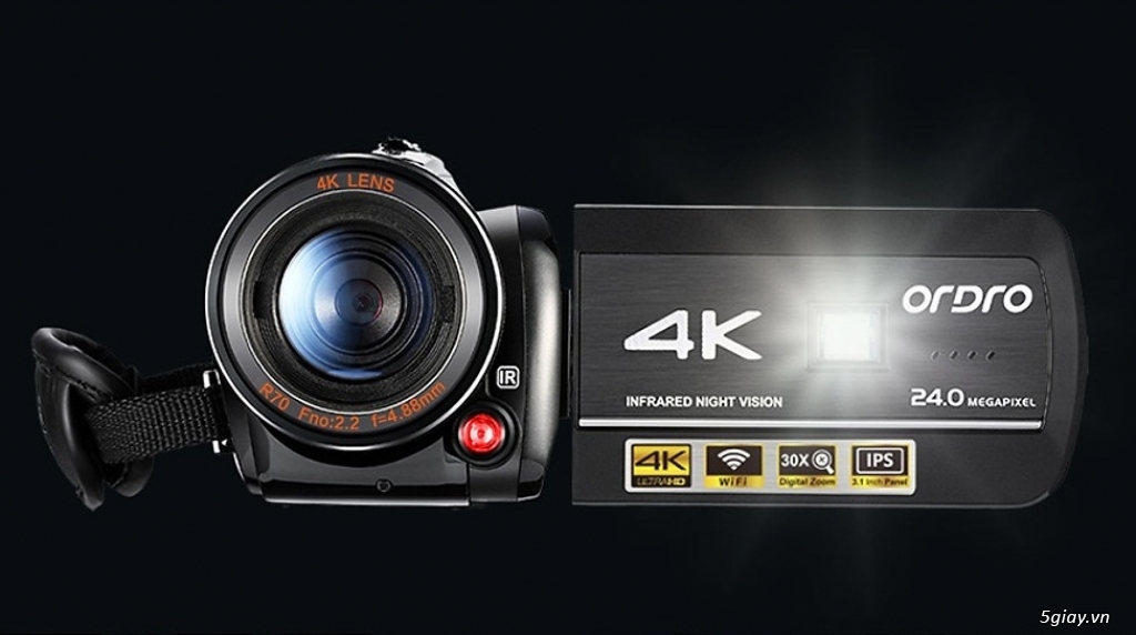 Máy quay phim 4K cầm tay Ordor AC3, mới 100%