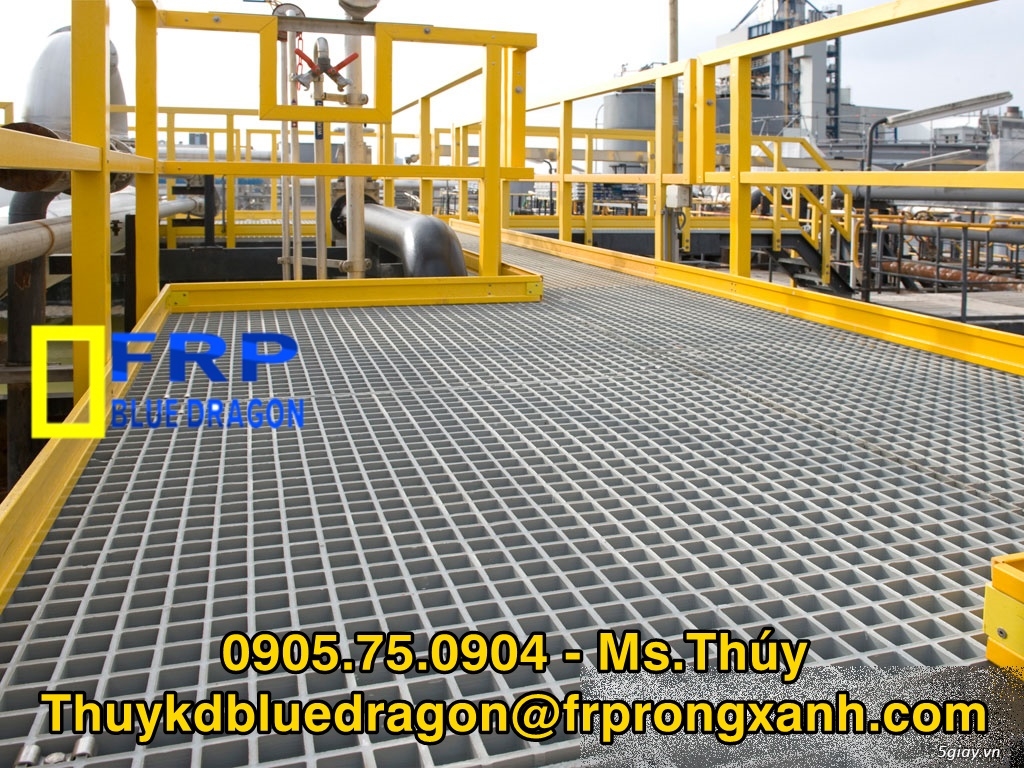 Chuyên cung cấp tấm sàn bằng vật liệu cốt sợi thủy tinh frp grating - 43
