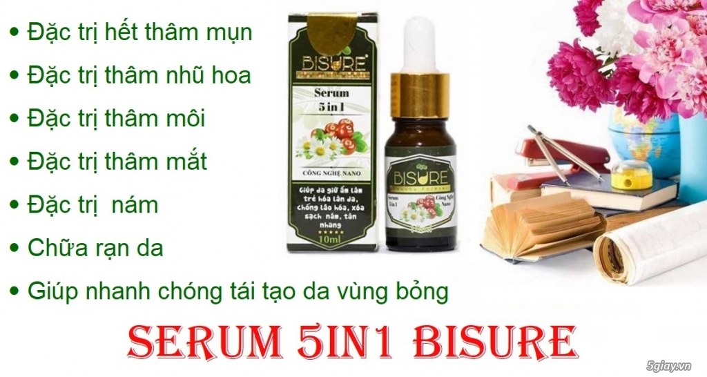 Serum thảo dược 5 in 1 công ty Bisure