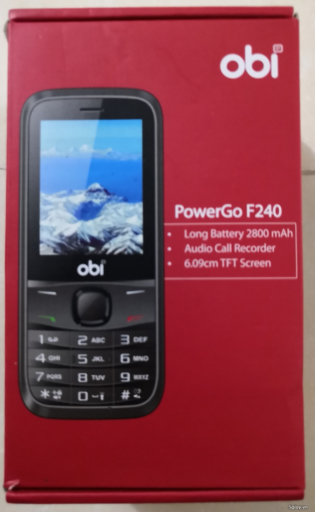 OBI F240 Powerbank phone 2 sim end 23g ngày 27/6/2019 - 1