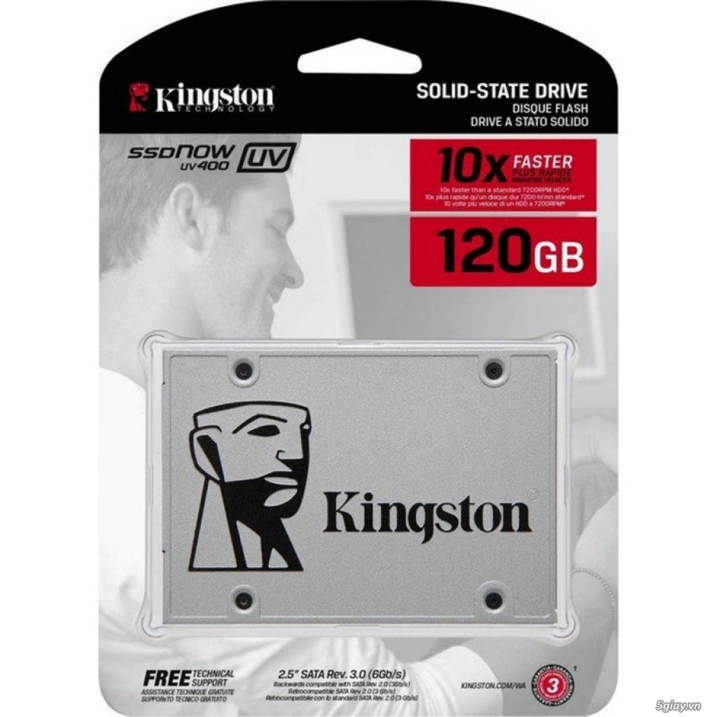 Ổ cứng SSD Kington 120gb bh 3 năm - 2