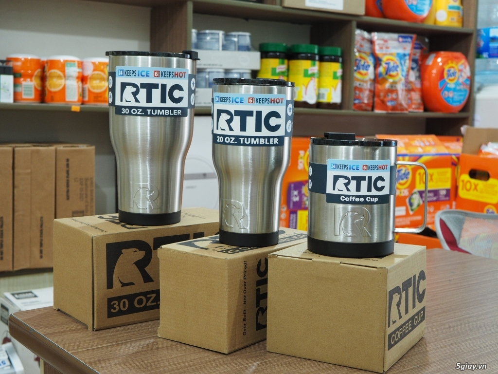 Ly giữ nhiệt RTIC Tumble 20oz, 30oz và Coffee Cup 12oz (Hàng ship Mỹ) - 3