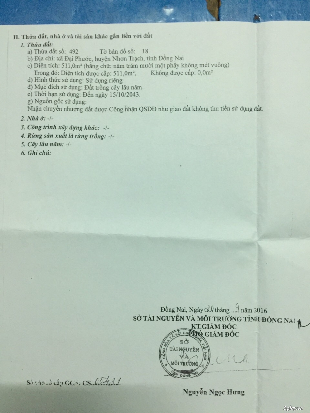 Bán đất trồng cây lâu năm, xây nhà, điện nước - 1