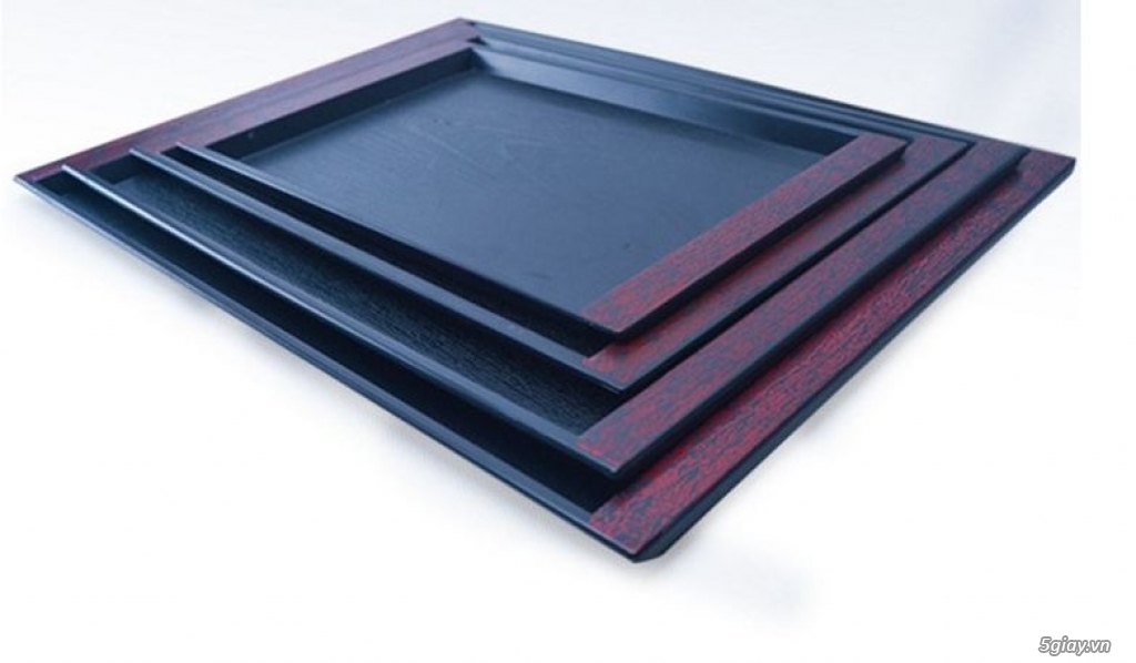 Khay Nhựa_ Khay Giả vân gỗ_ Khay dùng trong khách sạn - 1
