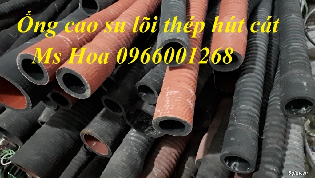 Ống cao su bố vải,ông cao su  lõi thép phi 100,phi 125,phi 150,phi 200 - 7