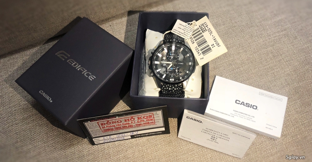 CASIO EDIFICE 303L-1AVUDF 98% - 2