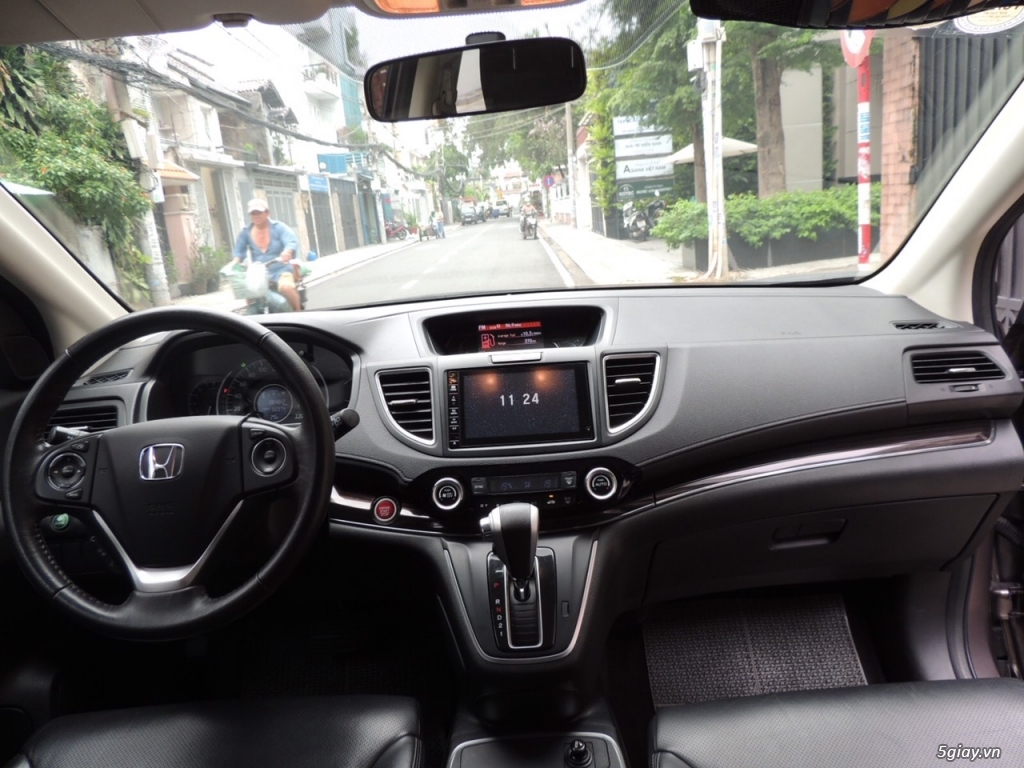 Honda CRV 2.4 AT năm SX 2015 model 2016 màu nâu - 15