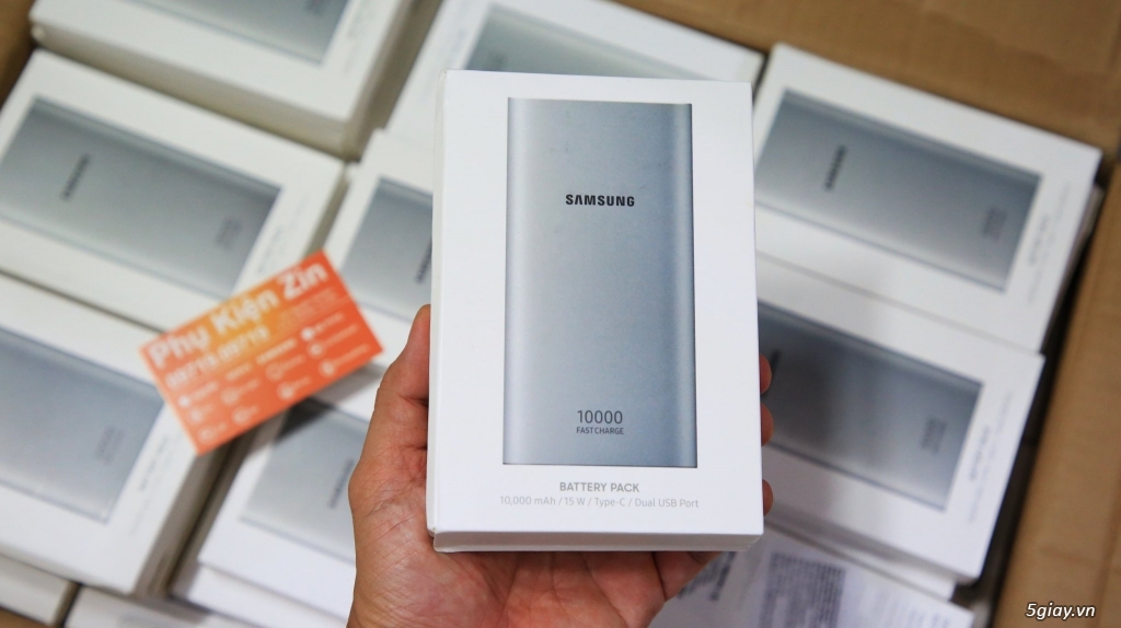 25 Cục pin sạc dự phòng chính hãng SAMSUNG 10.000mAh type C 2019 .. End 22h59 - 16/7/2019 - 7