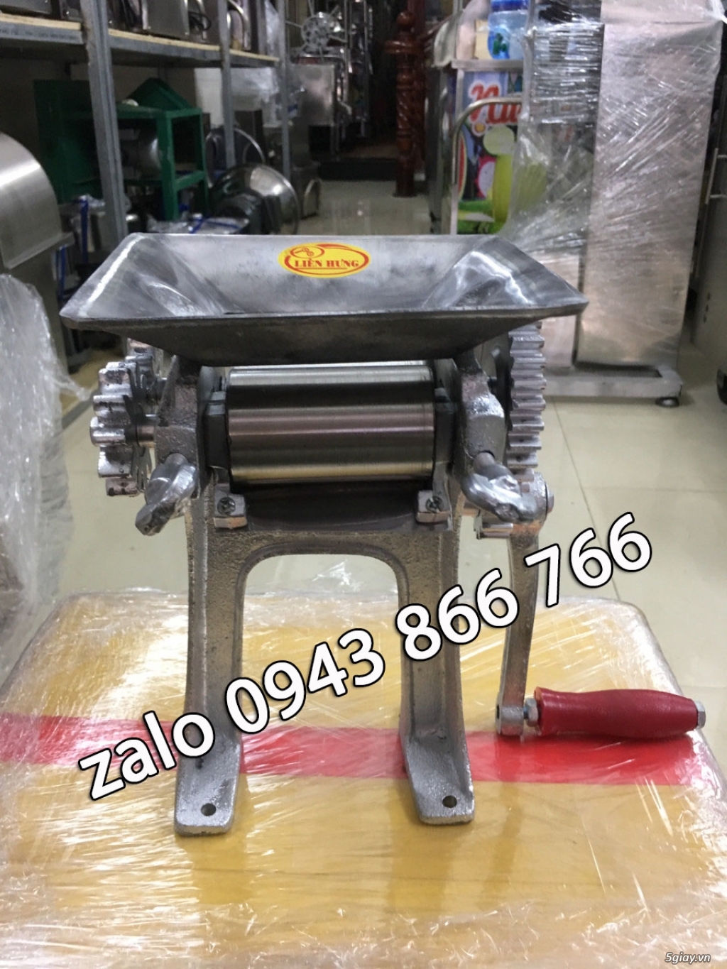 Máy cán khô mực - làm mềm mực nướng - 4