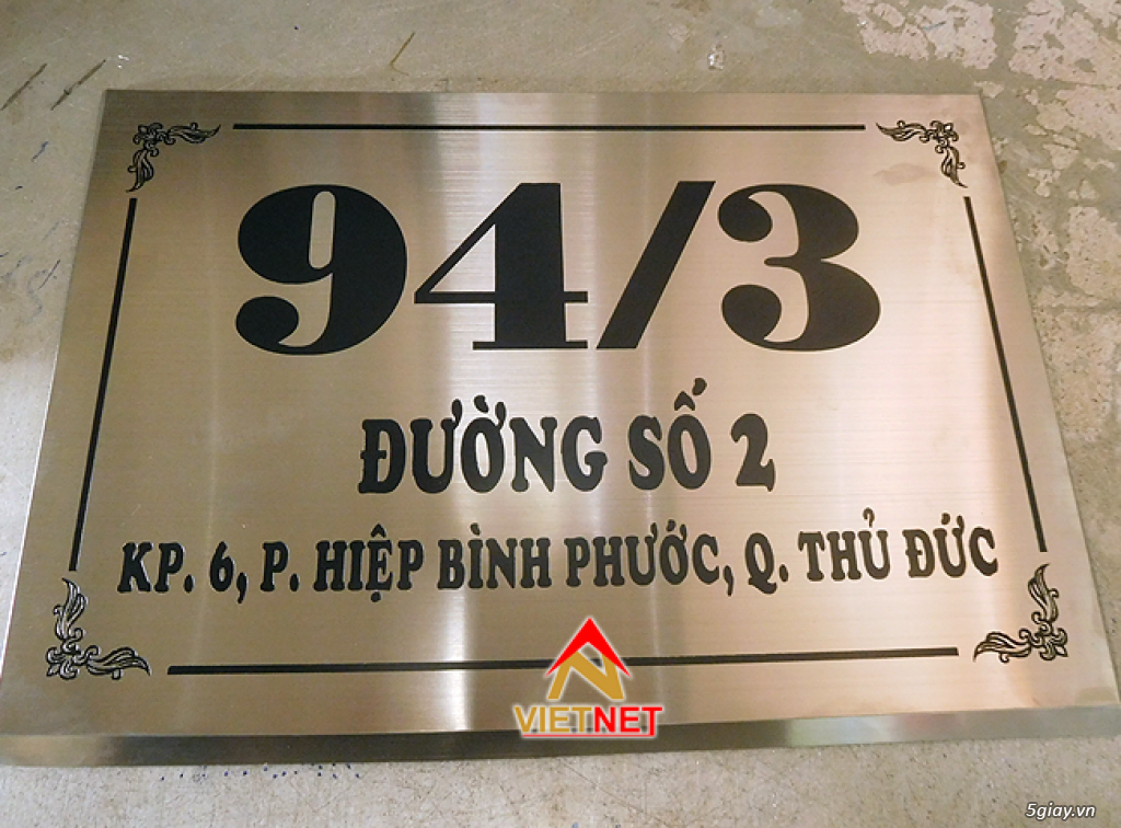 Đơn vị làm bảng số nhà đẹp, giá rẻ, uy tín - 9