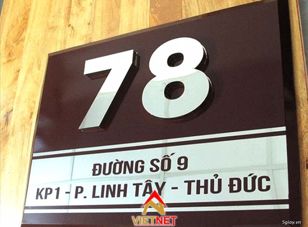 Đơn vị làm bảng số nhà đẹp, giá rẻ, uy tín - 13