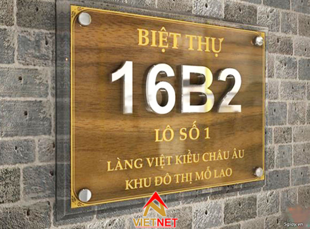 Đơn vị làm bảng số nhà đẹp, giá rẻ, uy tín - 18