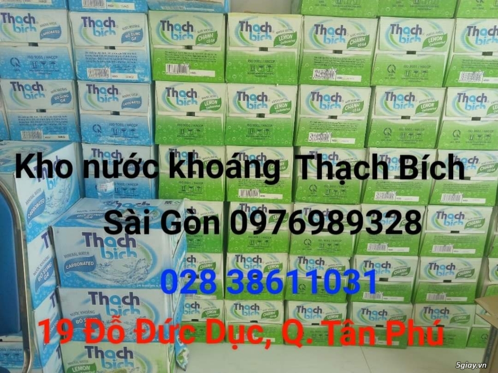 HCM - Nước khoáng THẠCH BÍCH các loại -bán lẻ giá sỉ & Bia DUNG QUẤT - 1