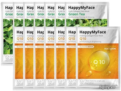 MẶT NẠ COLAGEN Q10, Green tea - 1