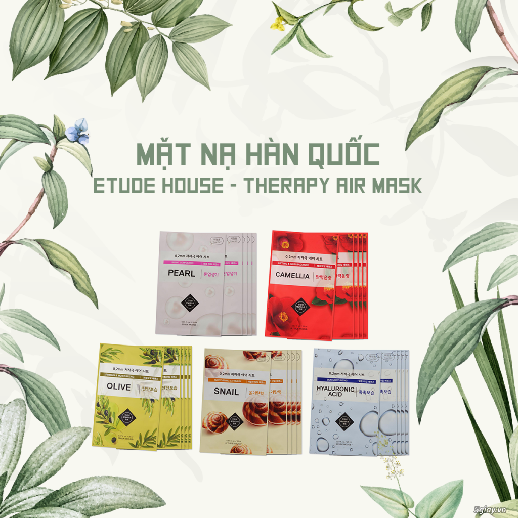 Mặt Nạ Etude House 0.2 Therapy Air Mask chính hãng Hàn Quốc