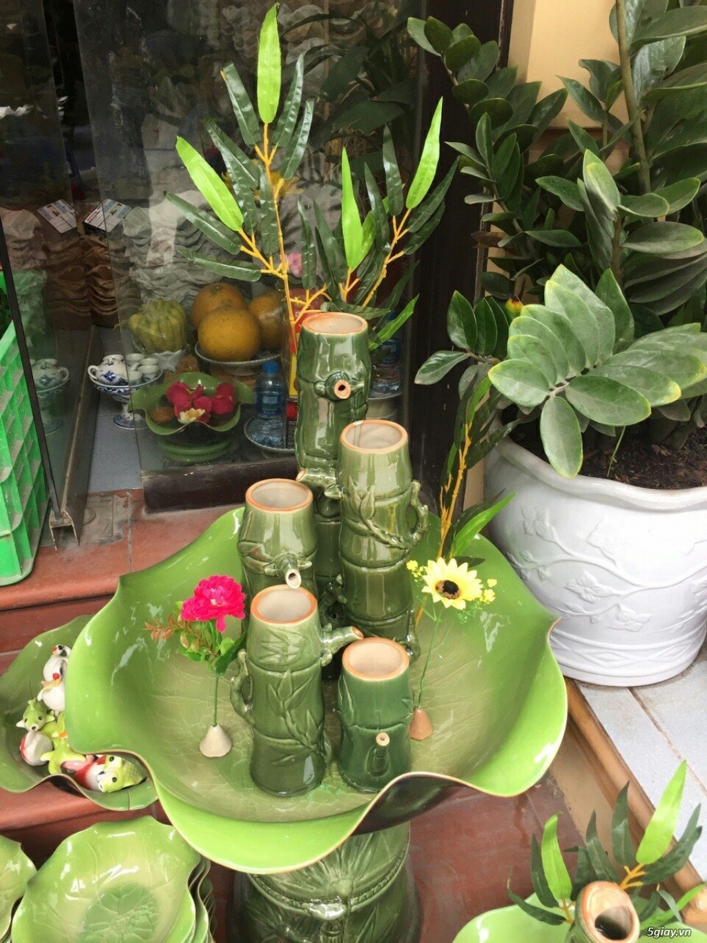 Bát sen tắm phật 24cm - 6