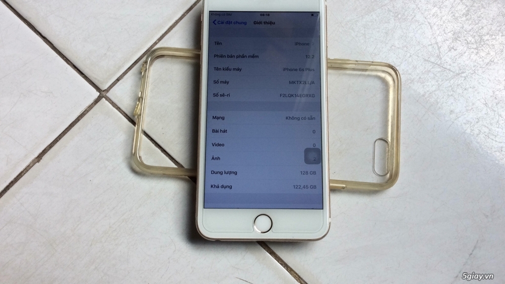 Cần bán Iphone 6s Plus hàng quốc tế Hình thật 128Gb Gold ( vàng đồng). - 1