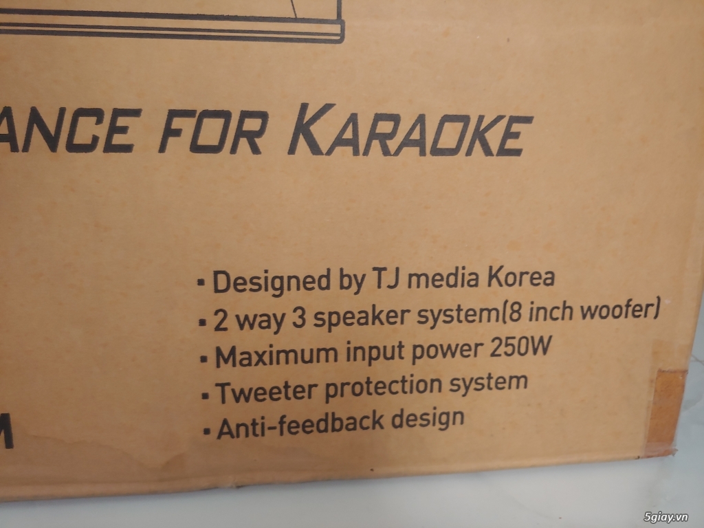 [Bán] Loa karaoke Hàn Quốc TJ TS - F80 mới 100% còn BH - 1