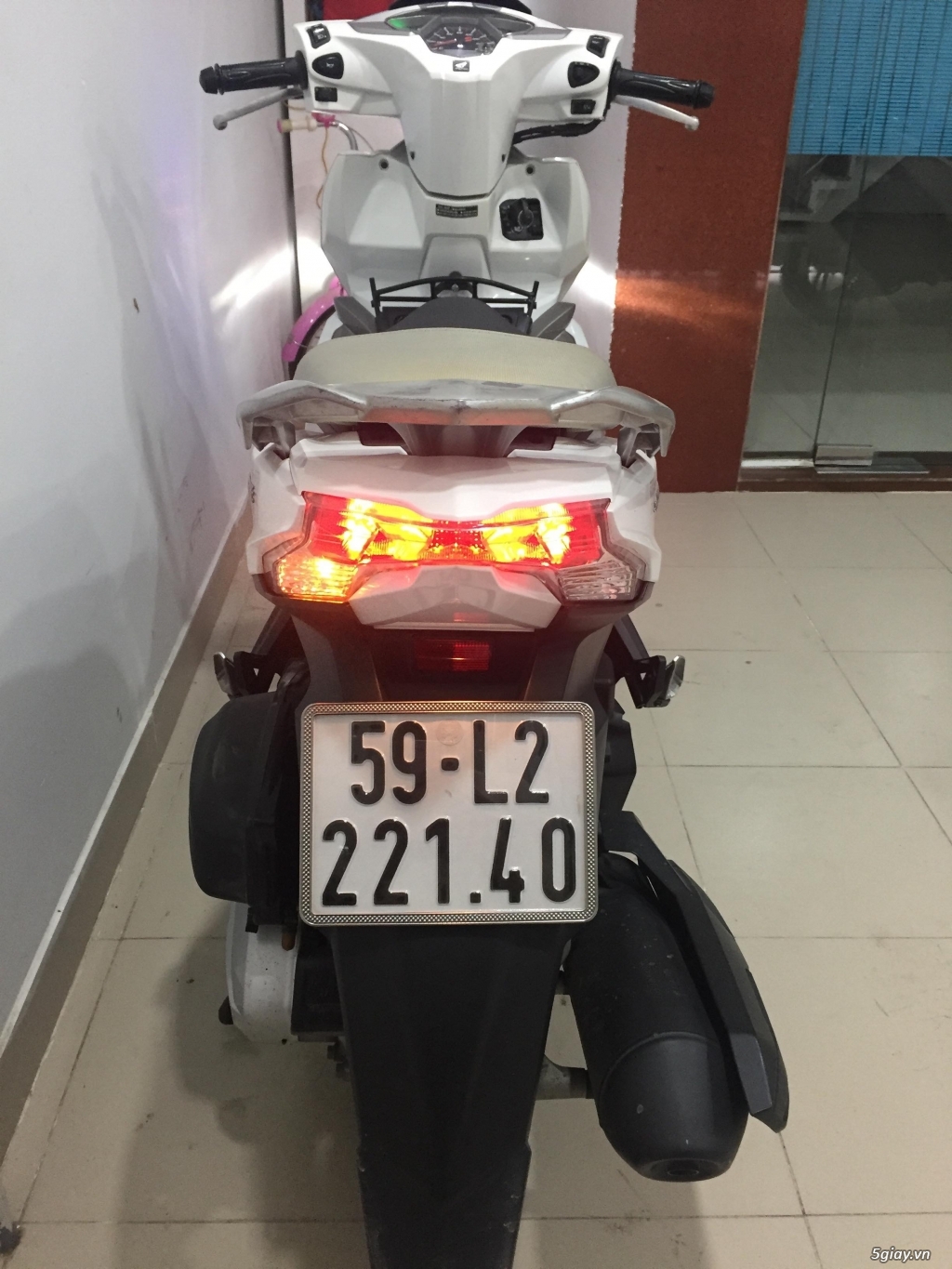 Honda Air Blade 2016 trắng , 16k km, 99% - 4
