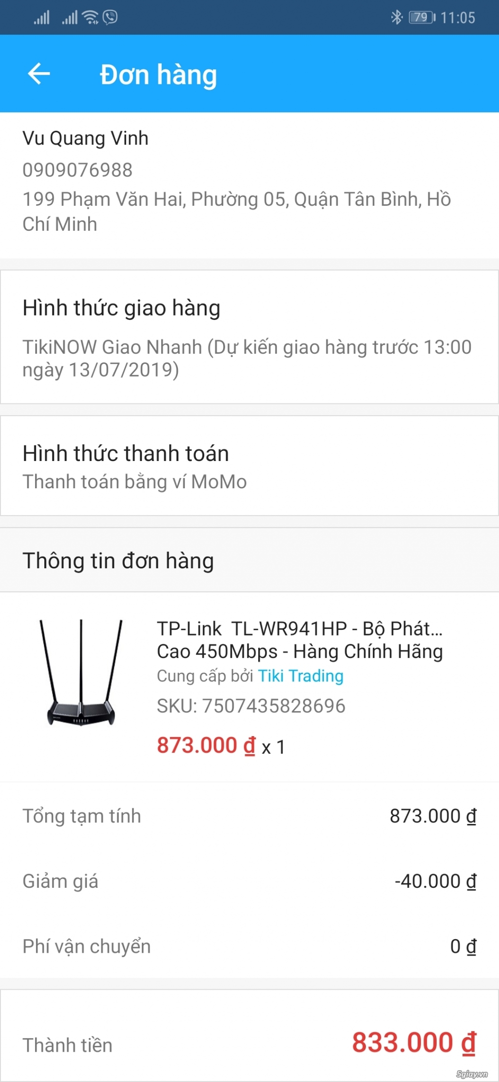 Router wifi TP Link WR941HP mới mua