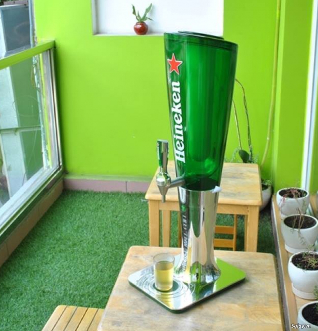 Tháp bia Heineken 3L bản 2018 new 100% full box - 1