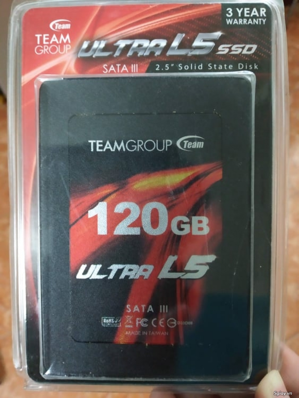Ổ SSD Team Group 120Gb BH 1 năm - ET 23g 19/7/2019