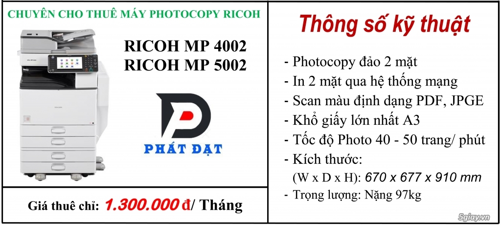 Cho thuê máy photocopy tại quận 7, Tp. HCM - 5