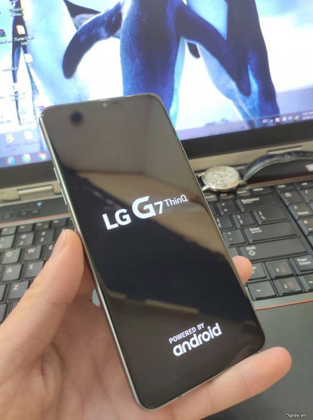 LG G7 thinQ hàng nhập khẩu likenew 99% cam kết nguyên zin bao đẹp - 4
