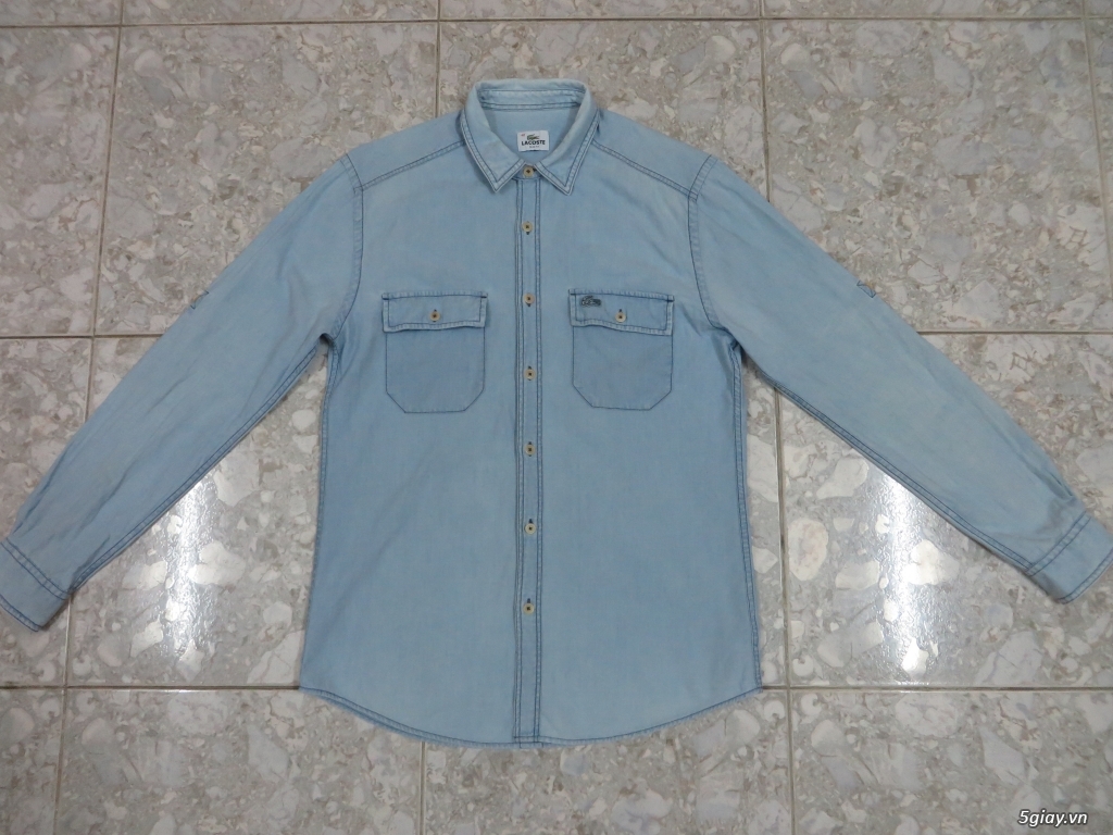 [authentic]denim shirt Lacoste (2nd)---et 23h 21/7/2019