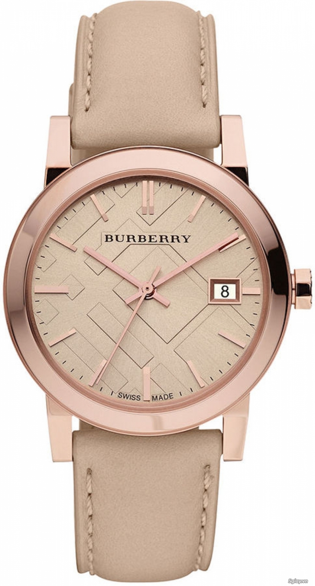 Burberry nữ THE CITY ROSE DIAL ROSE GOLD ION-PLATED BU9131 | 5giay