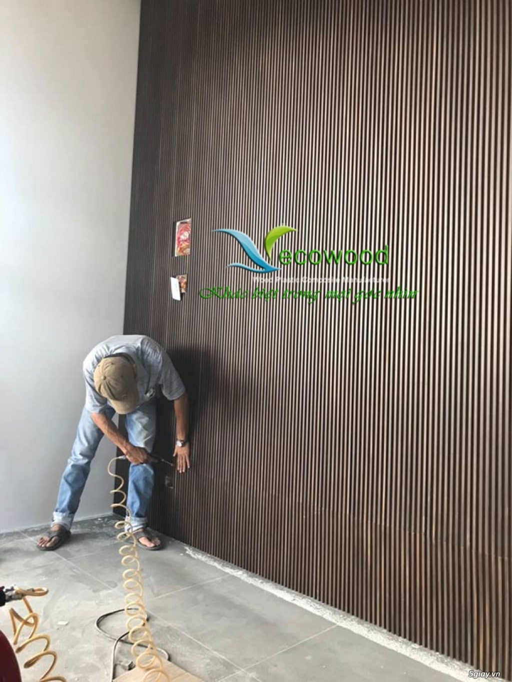 Tấm ốp tường, trần gỗ nhựa composite- GỖ NHỰA ECOWOOD - 3