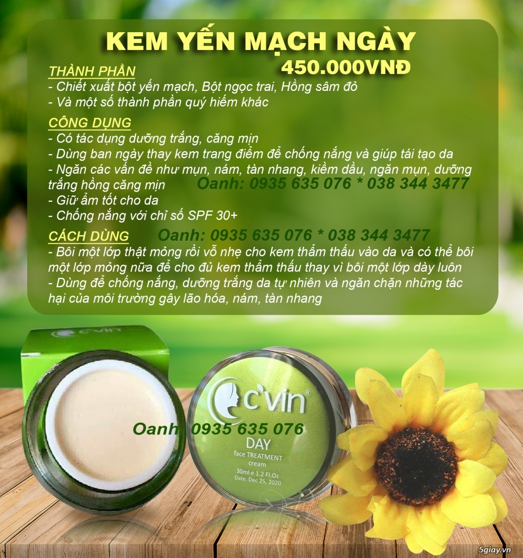 kem yến mạch ngày - 1