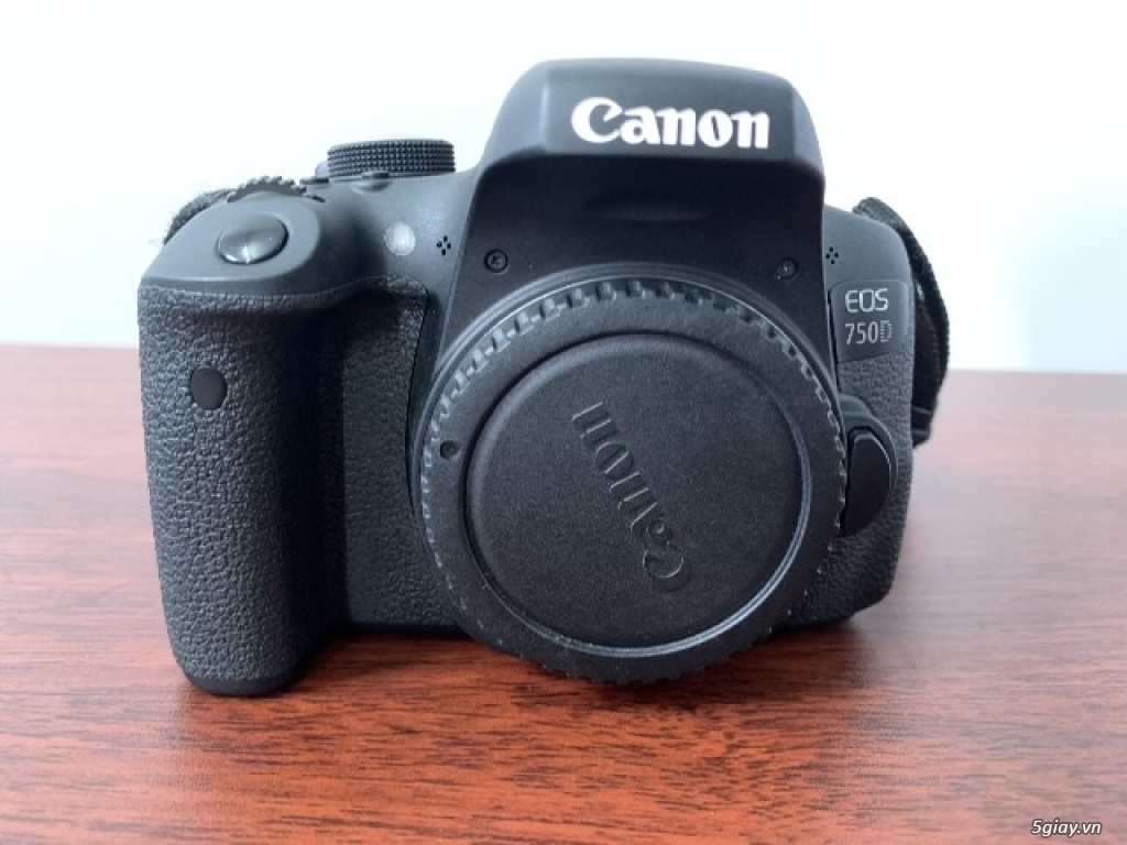 Canon 750d , lens 18-55 is stm , phụ kiện đầy đủ mới 99% - 1