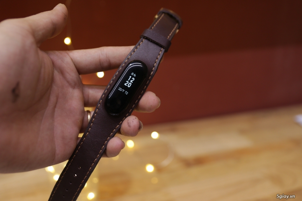 Dây da đồng hồ Handmade, Miband 3, Apple Wacth quẹo lựa - Da thật 100%. End: 22h59p ngày 23/7/2019 - 2
