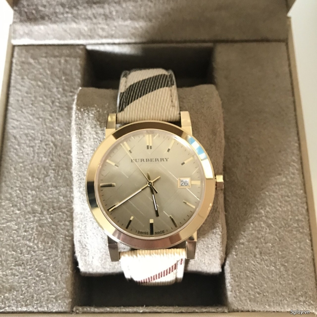 Burberry nữ dây da hoa văn - 2