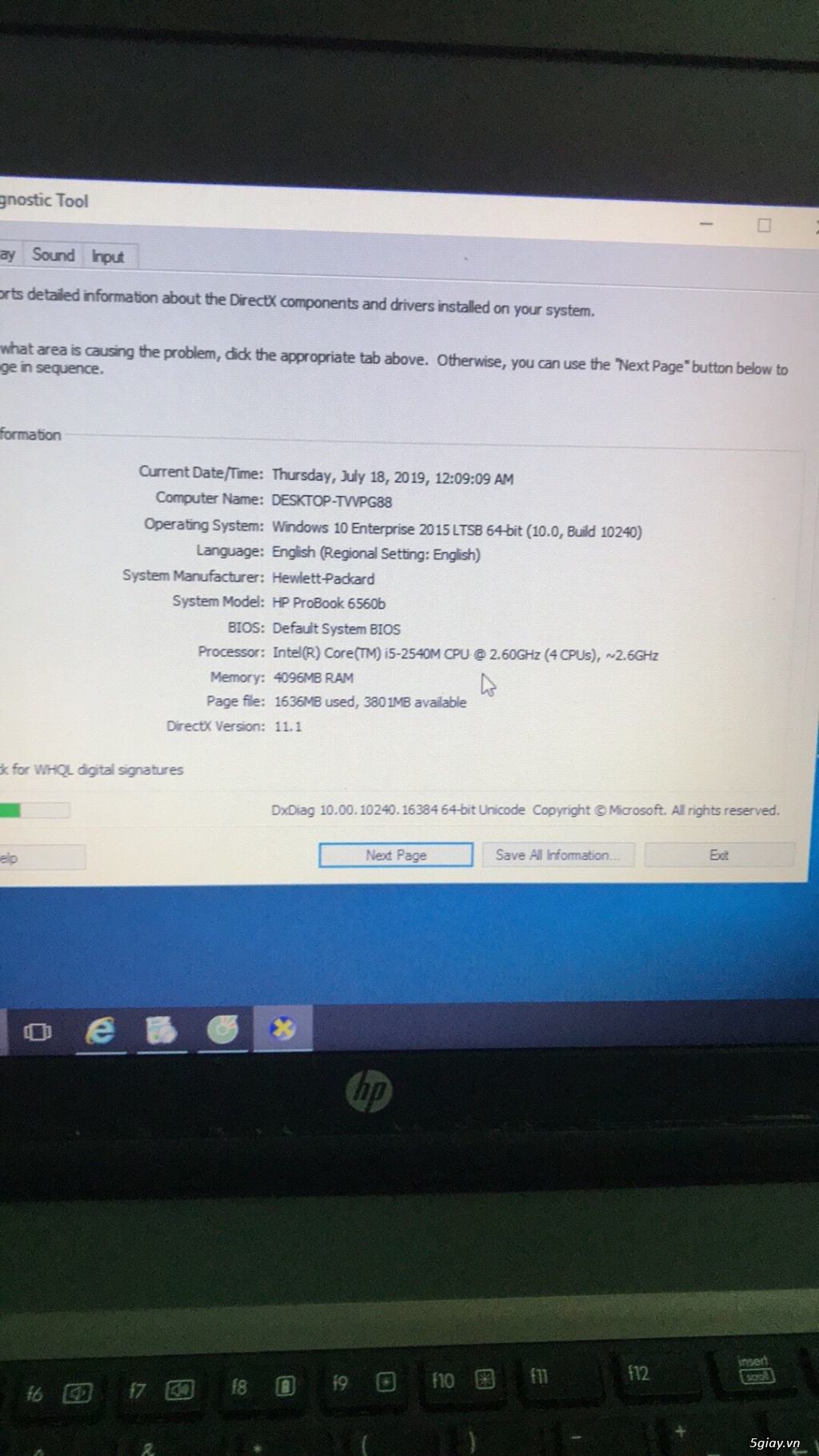 Laptop HP Probook 6560b - 3
