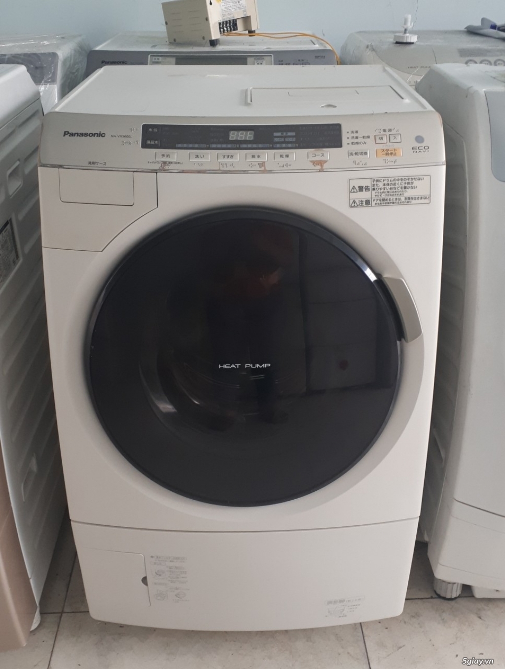 Máy giặt nội địa PANASONIC NA-VX5000 Sấy Block , giặt 9kg, Sấy 6kg