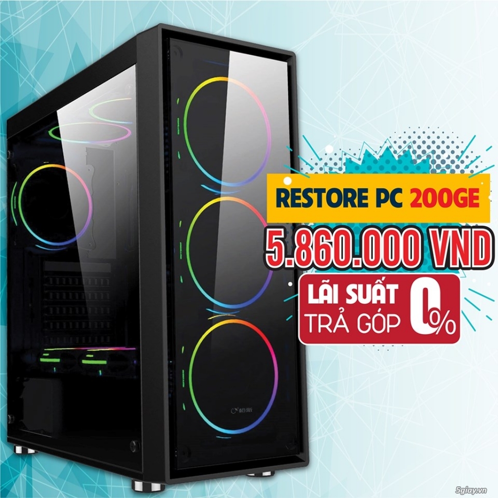 Restore - PC Gaming, Văn Phòng ưu đãi cực hấp dẫn, có trả góp 0%