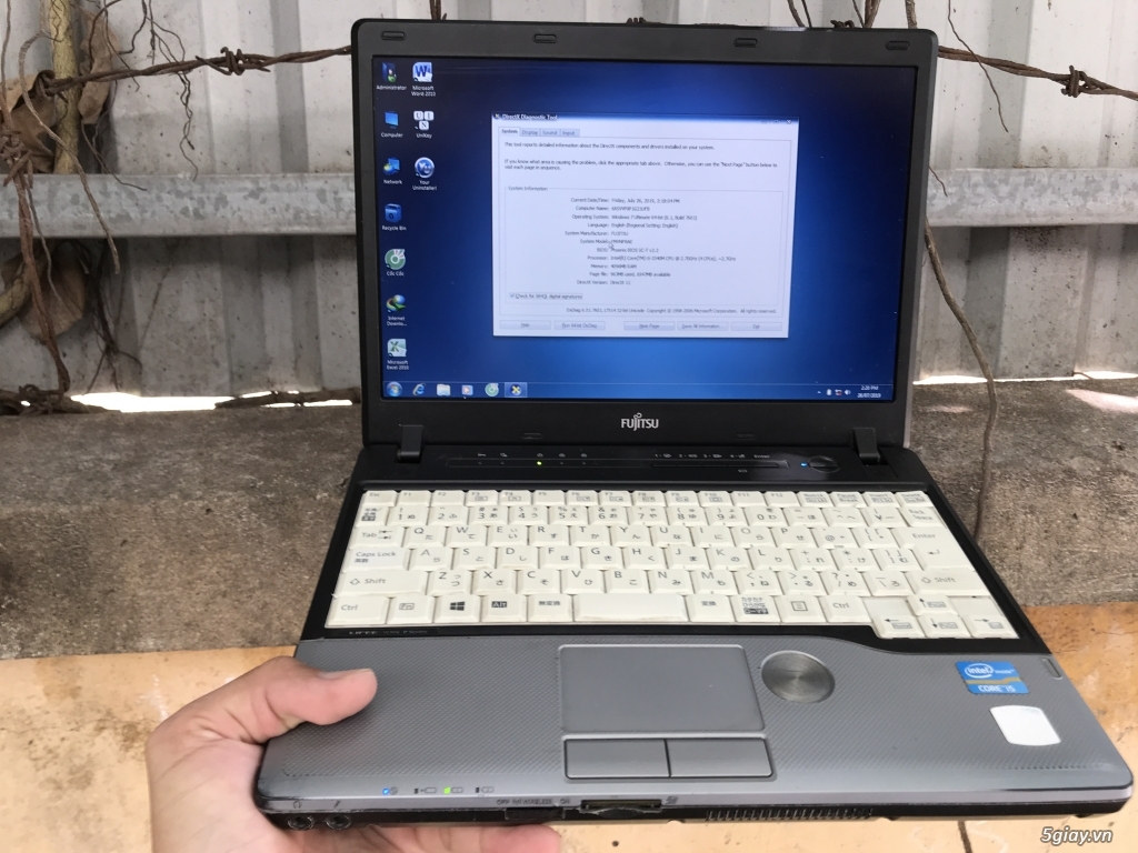 Laptop Fujitsu Lifebook P772/G, Core I5 3340M 2.70GHz, ram 4g, ssd 256g