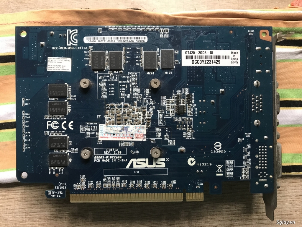 VGA ASUS GT420-2GD3-DI NVIDIA GeForce GT 420, DDR3 2GB, 128 bits