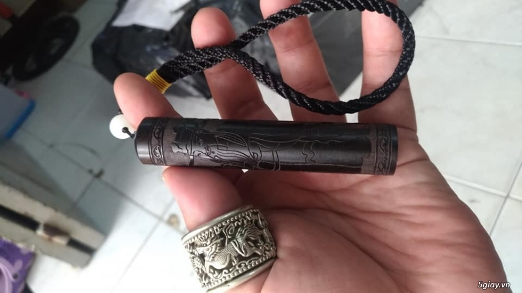 Bật lửa gỗ sạc điện, thổi vào là điện tự lên, giá 200k - 3