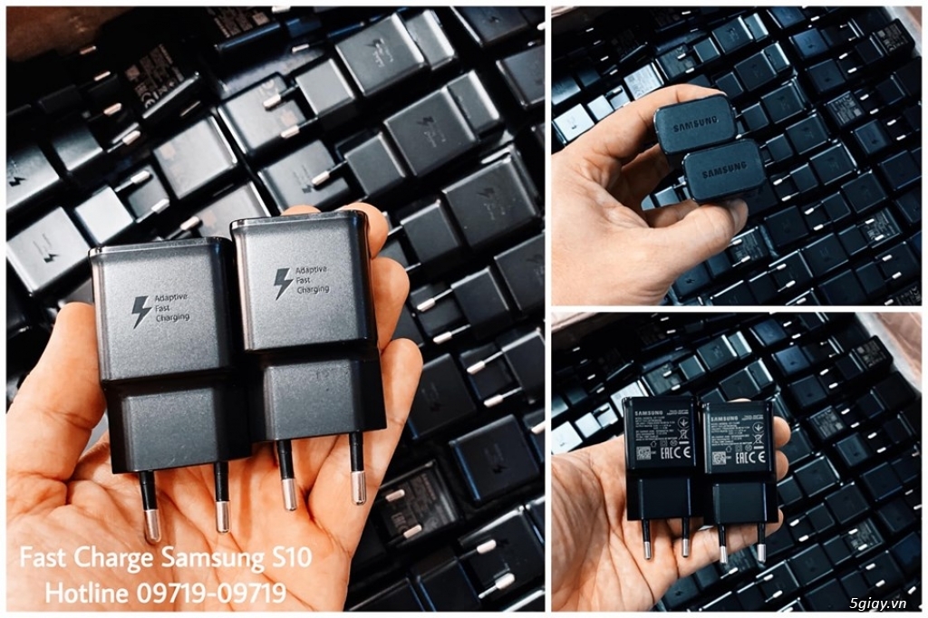 5 Bộ Sạc Nhanh Fast Charge Chính Hãng Samsung S10/S10 Plus .. End 22h59 - 4/9/2019 - 2