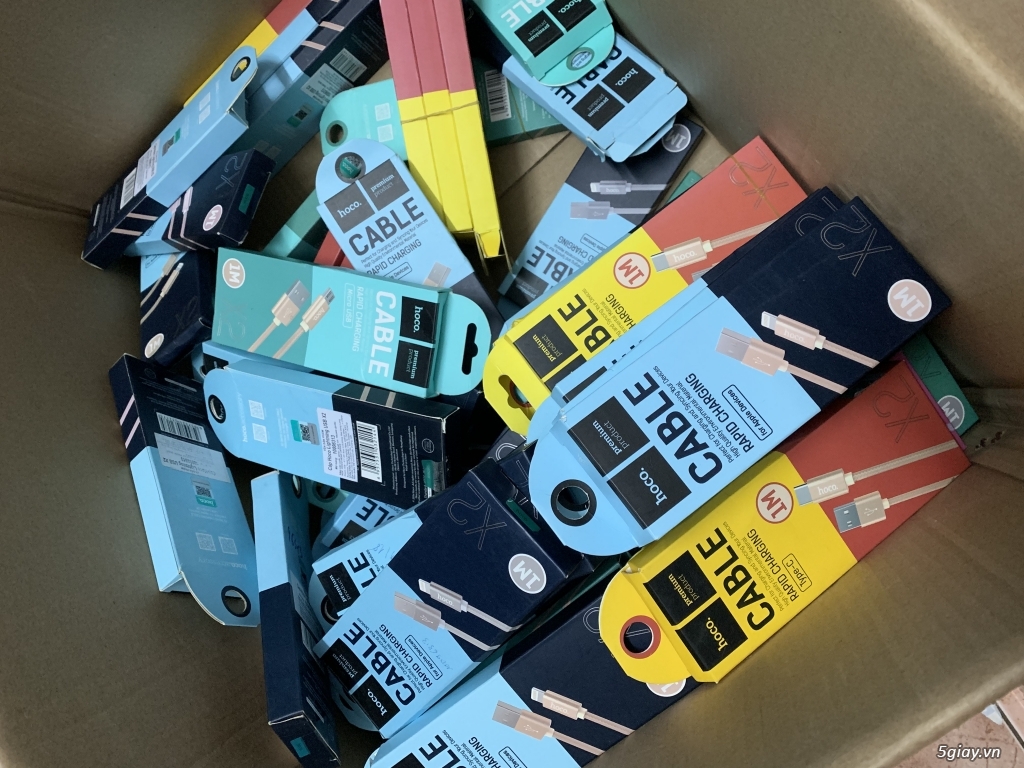 Lên 50 Cable Hoco Lightning hoặc Type C. ET 22h59 1/8/19