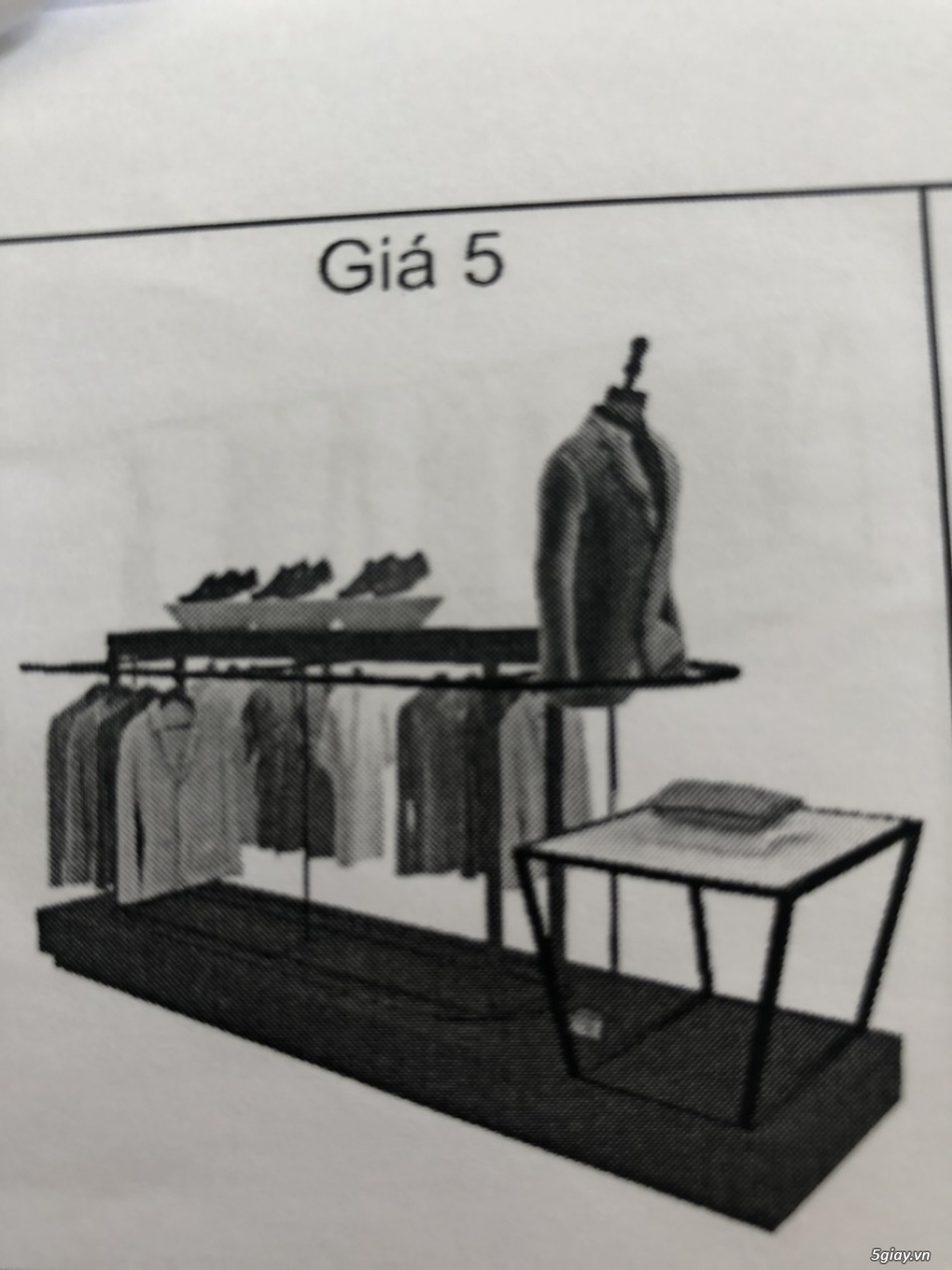 Cần thanh lý số lượng lớn giá kệ, quầy showroom thời trang mới hoạt độ - 25