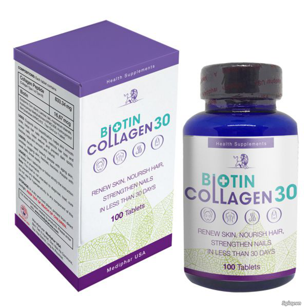 Bạn đã biết về viên uống Biotin Collagen 30?