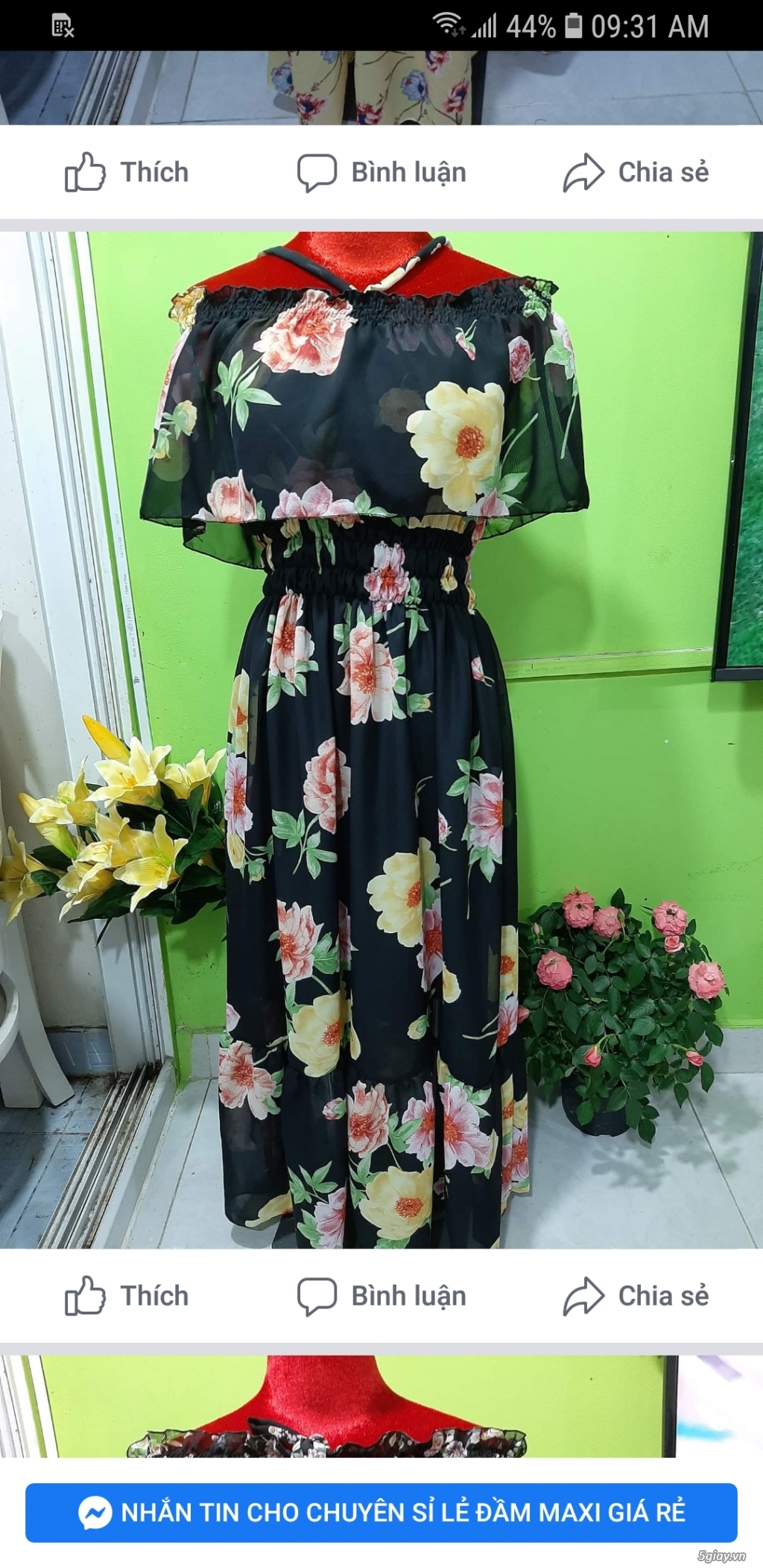 Chuyên sỉ lẻ đầm maxi giá rẻ - 1