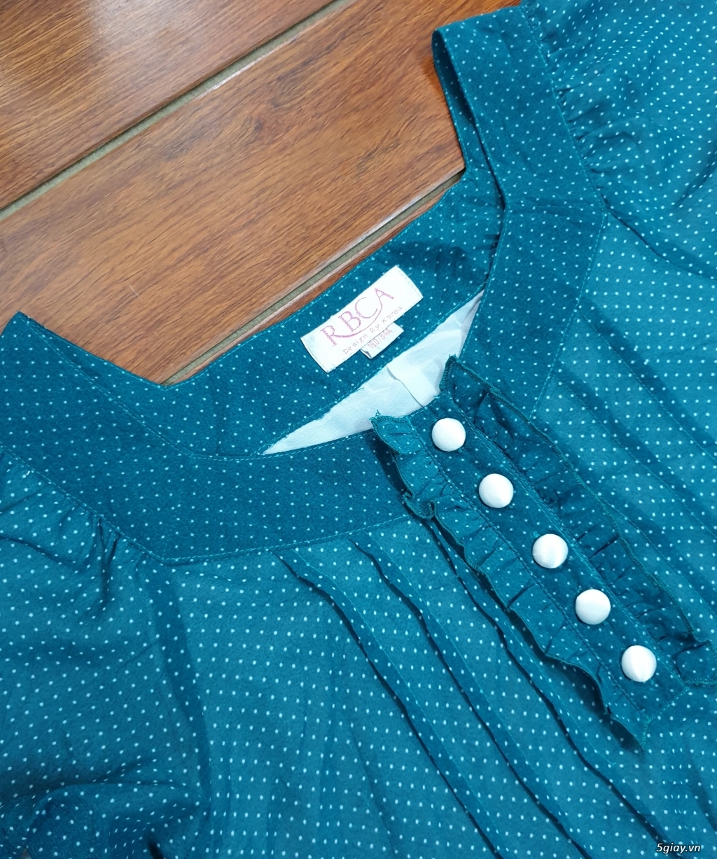 Đầm nữ authentic chấm bi nhiễn cực đẹp . End 22h59 ngày 2/8/2019 - 1